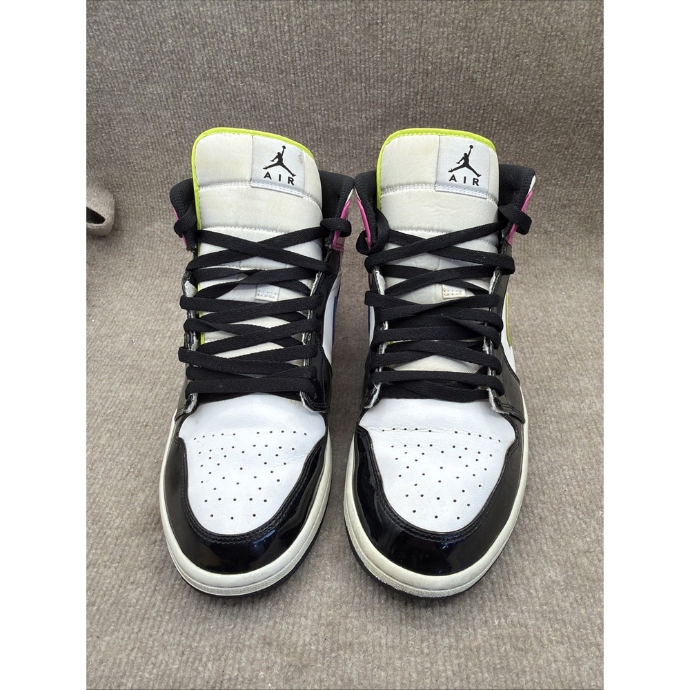 Nike Air Jordan 1 Mid SE Men's Size 12 US Cyber Pink CZ9834-100 Athletic Shoes - Picture 3 of 15